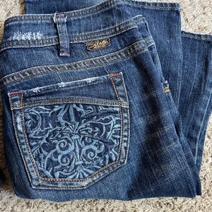 Silver Jeans. Size 32/33 to 31/33. One pair Rock Revival. Great condition.